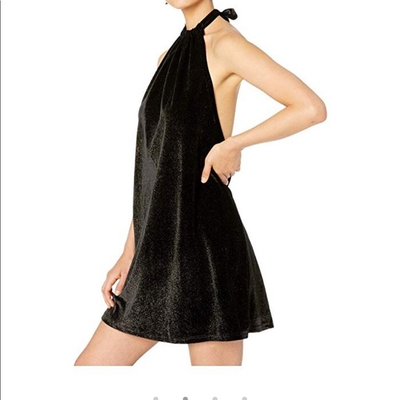 Bishop + Young Velvet  Halter Dress… - Picture 2 of 3